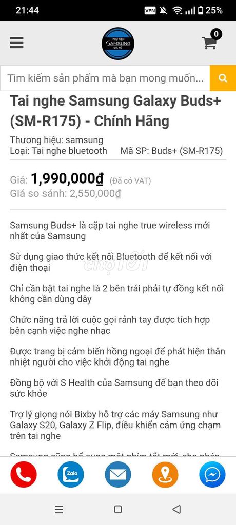 Tai nghe Bluetooth Samsung Buds+ Đen. Mua bán Tivi, Âm thanh tại Quận Lê Chân Hải Phòng được đăng bởi hùng hình 1