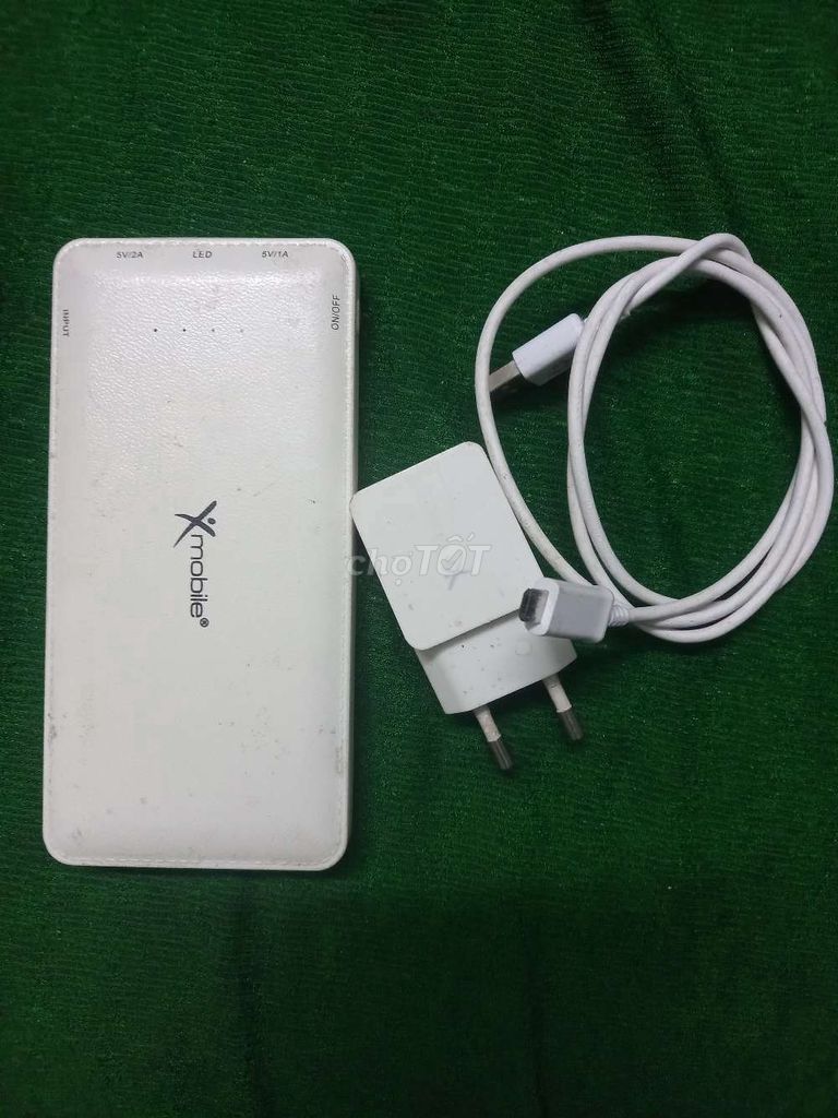 Dư pass rẻ lại bộ sdp Xmobi 10000mah+sạc cáp ạ