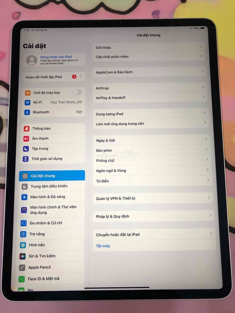 ipad pro 12.9 2018 gen 3 64Gb wifi máy đẹp