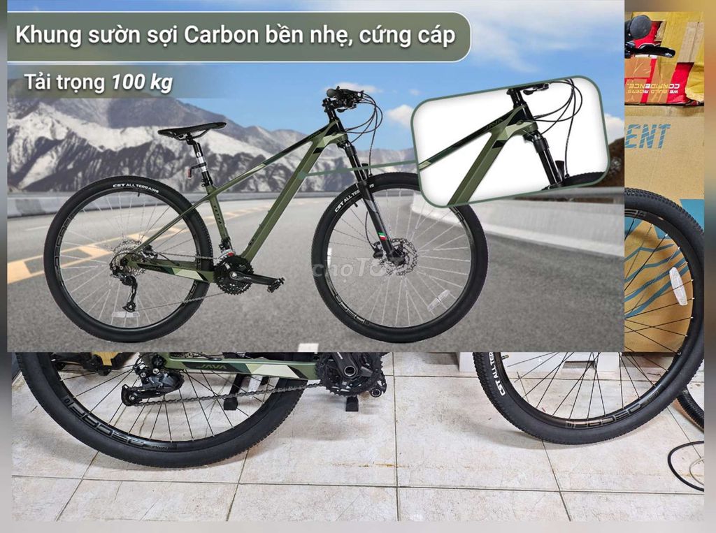 Xe đạp JAVA 650B-Vetta-27S-A ,Sườn cacbon siêu nhẹ. Mua bán Xe đạp tại Quận 1 Tp Hồ Chí Minh được đăng bởi KIM Merchant hình 3