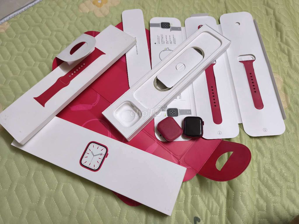 Apple Watch Series 7 GPS 41mm Đỏ. Mua bán Thiết bị đeo thông minh tại Quận Hồng Bàng Hải Phòng được đăng bởi Special hình 1