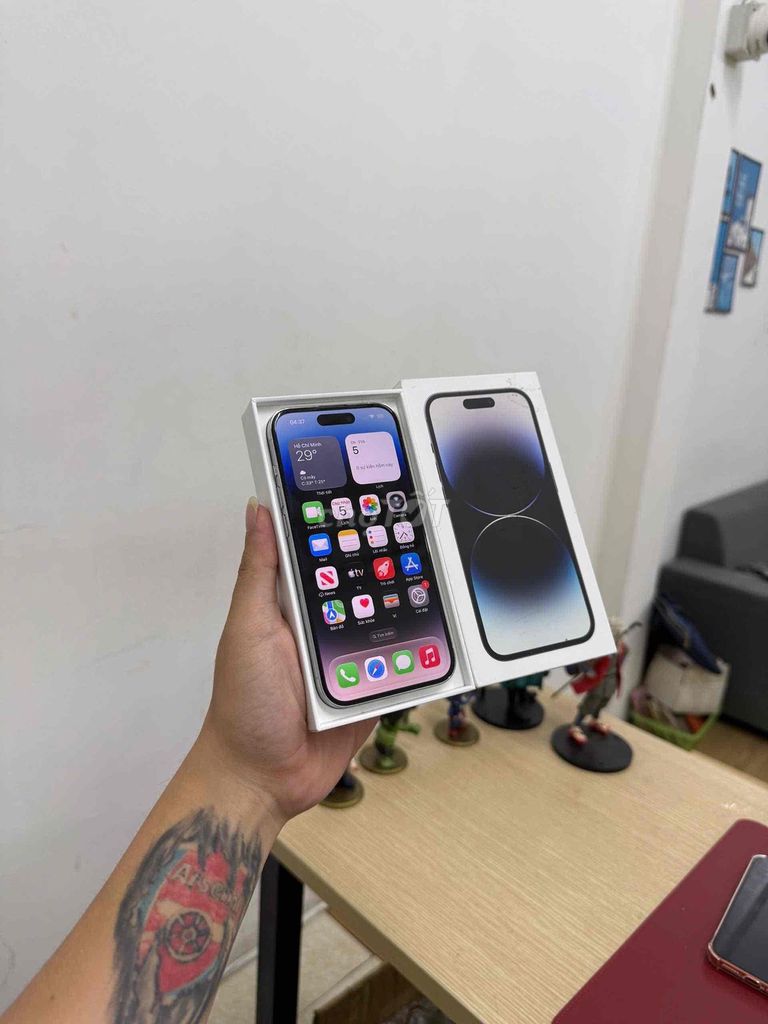 Apple iPhone 14 Pro 128GB Bạc Like New. Mua bán Điện thoại tại Quận Đống Đa Hà Nội được đăng bởi TP Hanoi Mobile hình 1