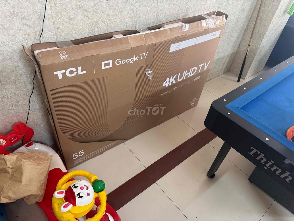 Tivi TCL 55P635 4K UHD Việt Nam chưa sử dụng. Mua bán Tivi, Âm thanh tại Quận Cái Răng Cần Thơ được đăng bởi Hào Phú hình 1