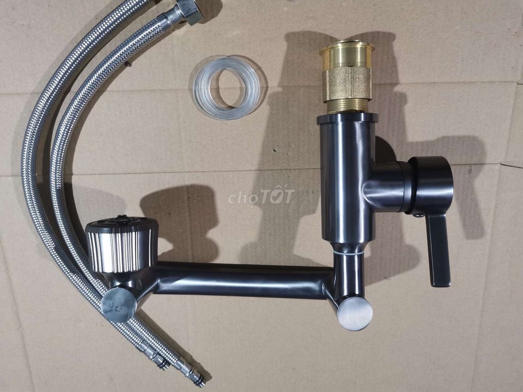 Vòi rửa mặt Đồng mạ tĩnh điện Titan. Mua bán Thiết bị vệ sinh, nhà tắm tại Huyện Gia Lâm Hà Nội được đăng bởi Vũ hình 1