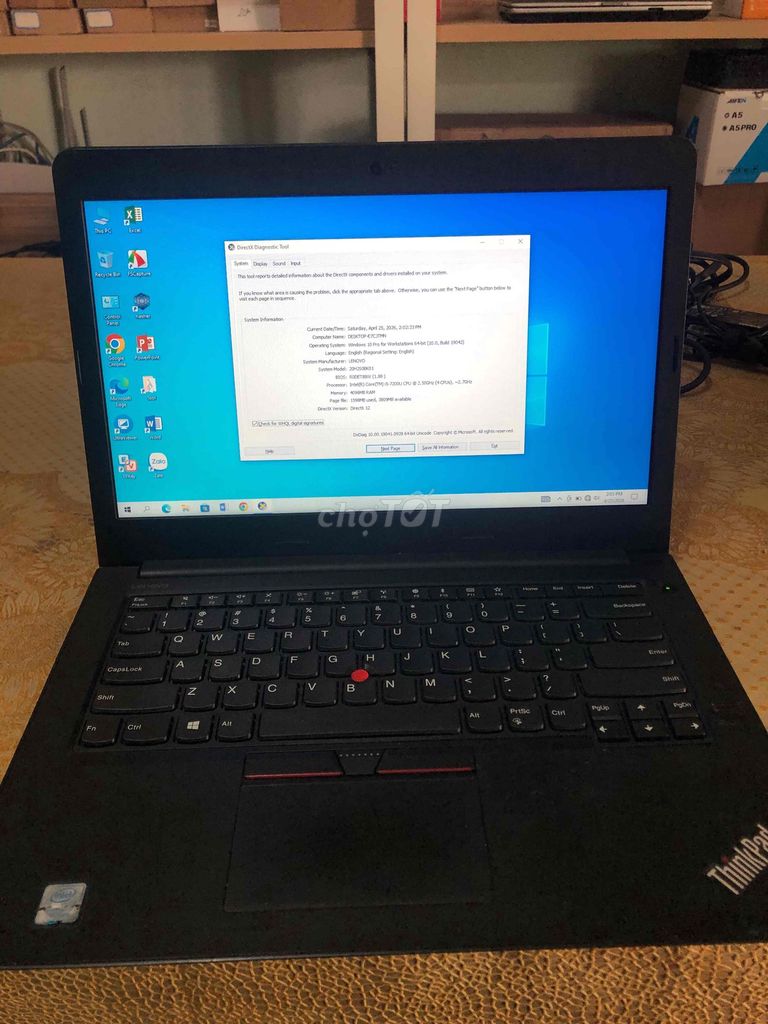 Lenovo ThinkPad i5 8GB/128GB. Mua bán Laptop tại Huyện Đức Hòa Long An được đăng bởi QV computer  LK giá rẻ Đức hòa hình 1