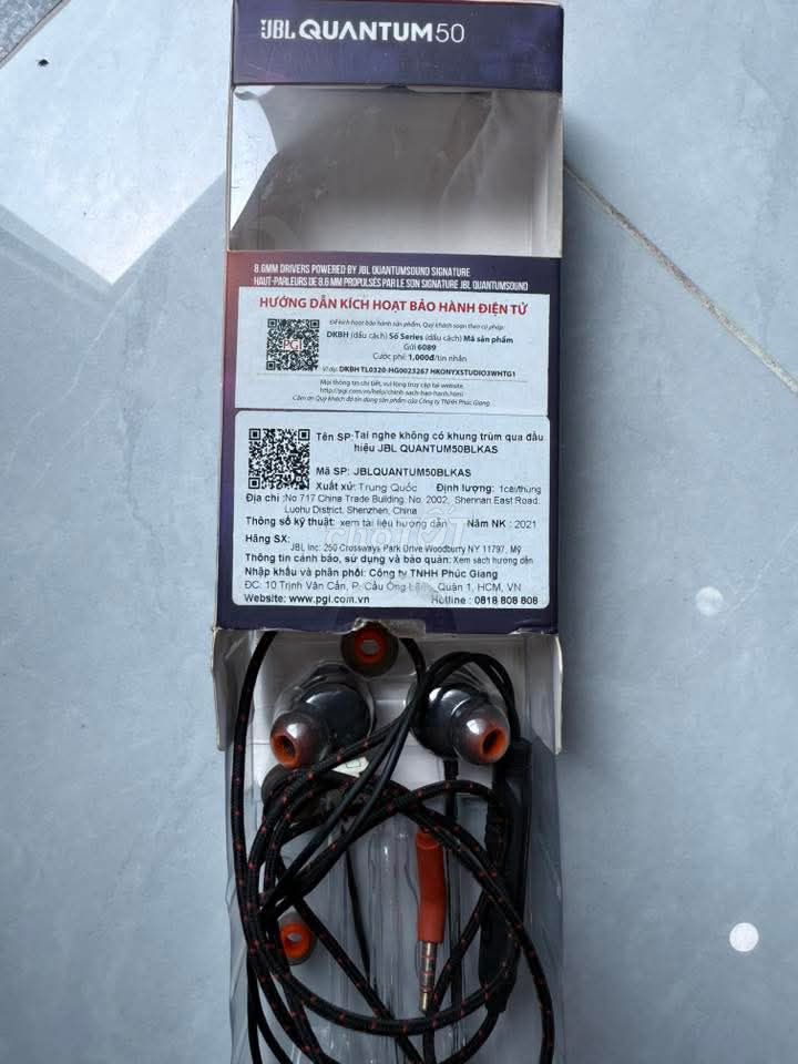 Tai nghe JBL QUANTUM50 Đen. Mua bán Tivi, Âm thanh tại Thành phố Thủ Đức Tp Hồ Chí Minh được đăng bởi Nguyen Nghiem hình 1