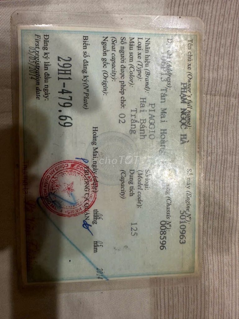 Primavera 2014 3vie cực mới. Mua bán Xe máy tại Quận Hoàng Mai Hà Nội được đăng bởi Trường Giang Phạm hình 6