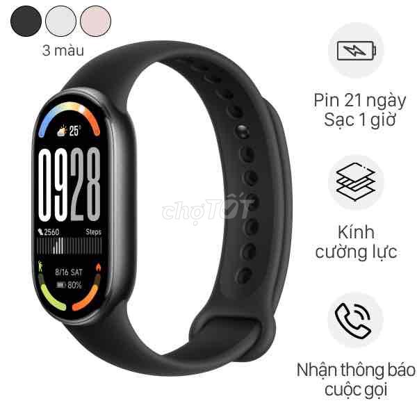 Xiaomi Miband 10 Đen New Seal. Mua bán Thiết bị đeo thông minh tại Huyện Thanh Trì Hà Nội được đăng bởi Duc hình 1