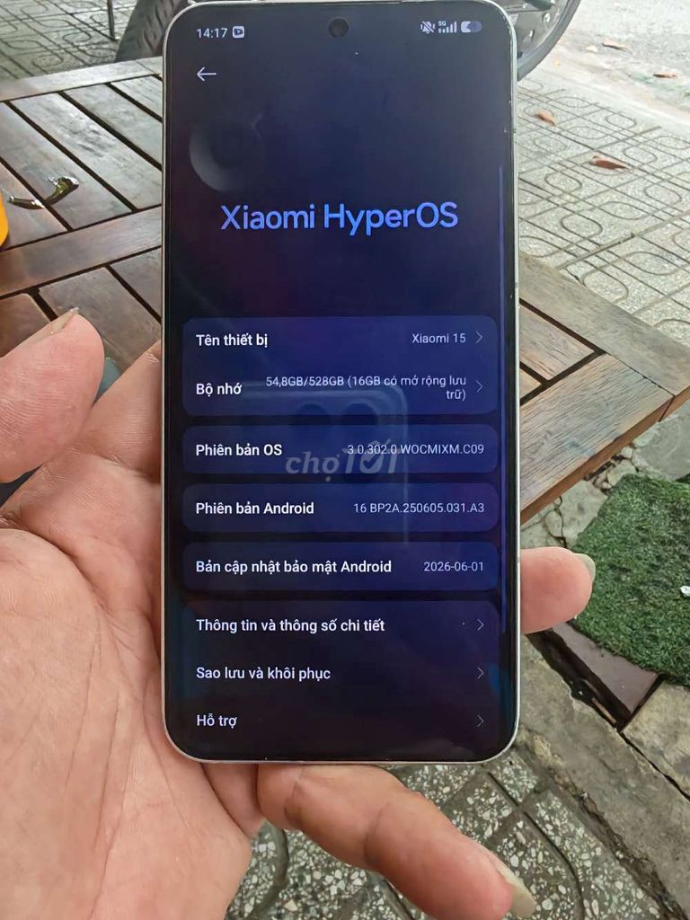 Xiaomi 15 528GB Bạc Like New. Mua bán Điện thoại tại Thành phố Biên Hòa Đồng Nai được đăng bởi tuấn  hình 1