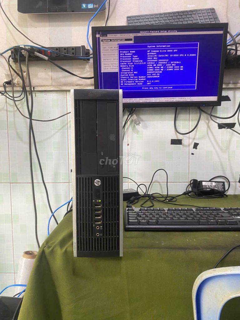 Bán Thùng cpu HP Elite 8300 SFF i3 ram8G ssd120G