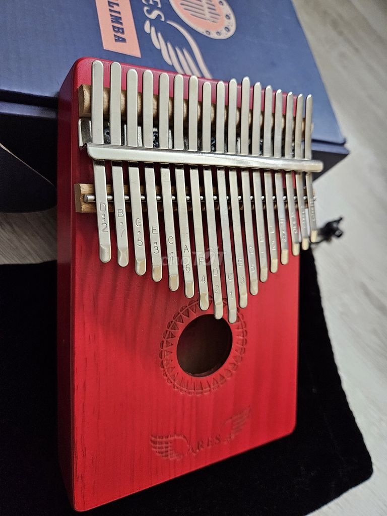 Đàn Kalimba 17 phím màu đỏ