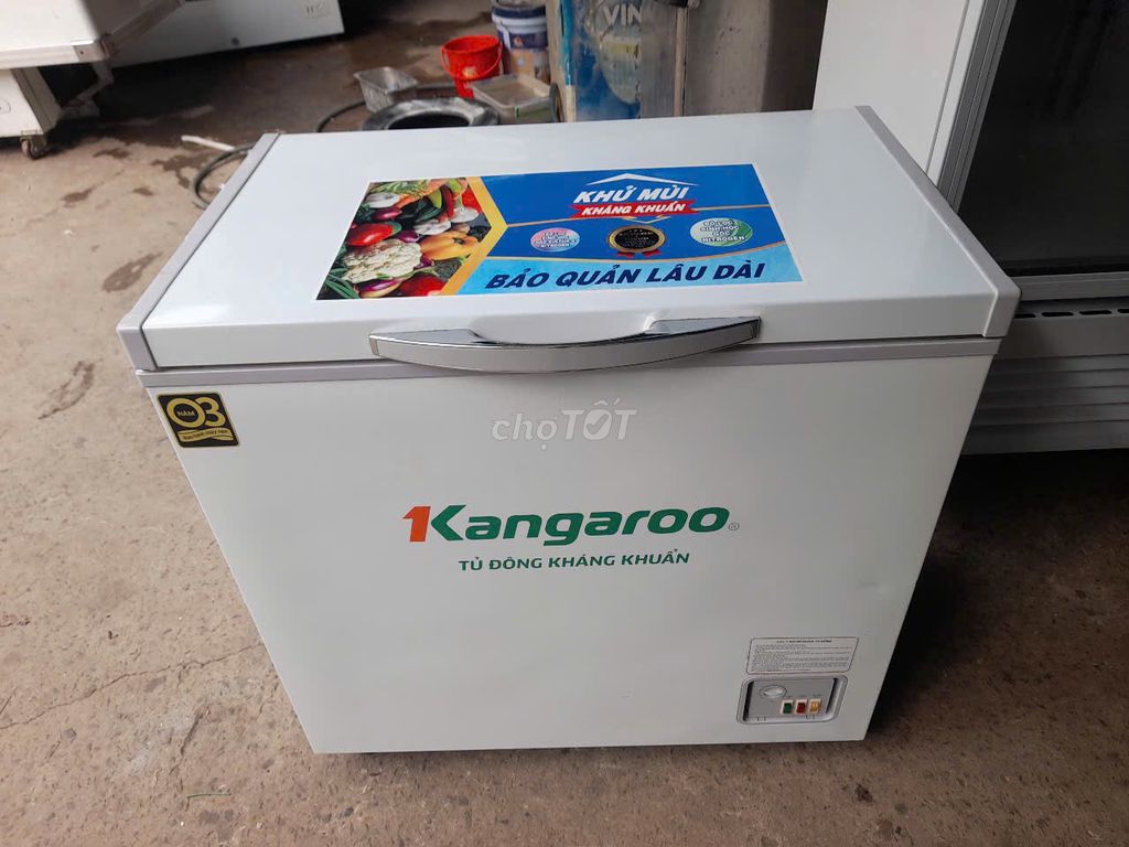 Tủ đông Kangaroo 200 lít 1 cánh mới 88%. Mua bán Tủ lạnh tại Quận Tân Phú Tp Hồ Chí Minh được đăng bởi phan thị ngọc hình 1