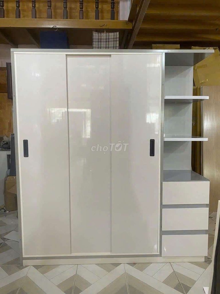 Tủ quần áo Nhựa Đài Loan lùa 3 cánh 1 kệ. Mua bán Tủ, kệ gia đình tại Quận Bình Thạnh Tp Hồ Chí Minh được đăng bởi Phương hoa hình 1