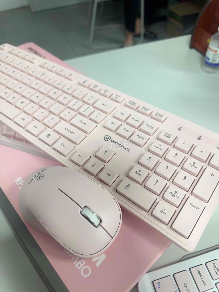 Bộ bàn phím chuột Micropack KM-237W-EN-PK Hồng. Mua bán Phụ kiện (Màn hình, Chuột...) tại Quận 7 Tp Hồ Chí Minh được đăng bởi Danh Tiên hình 1
