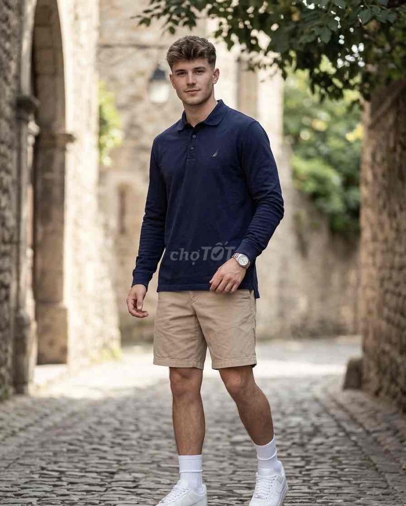 Áo polo dài tay NAUTICA Nam XL. Mua bán Quần áo tại Huyện Hàm Tân Bình Thuận được đăng bởi 2hand LCT hình 1