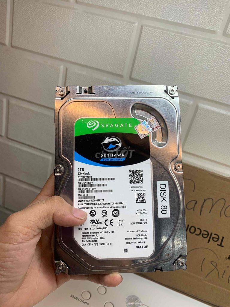 Ổ CỨNG 2TB HÃNG SEAGATE CHUYÊN LẮP CAMERA PC