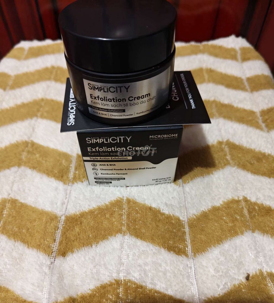 Tẩy tế bào chết Simplicity Nam. Mua bán Phụ kiện thời trang khác tại Huyện Hòa Thành Tây Ninh được đăng bởi Đồ cũ  hình 1