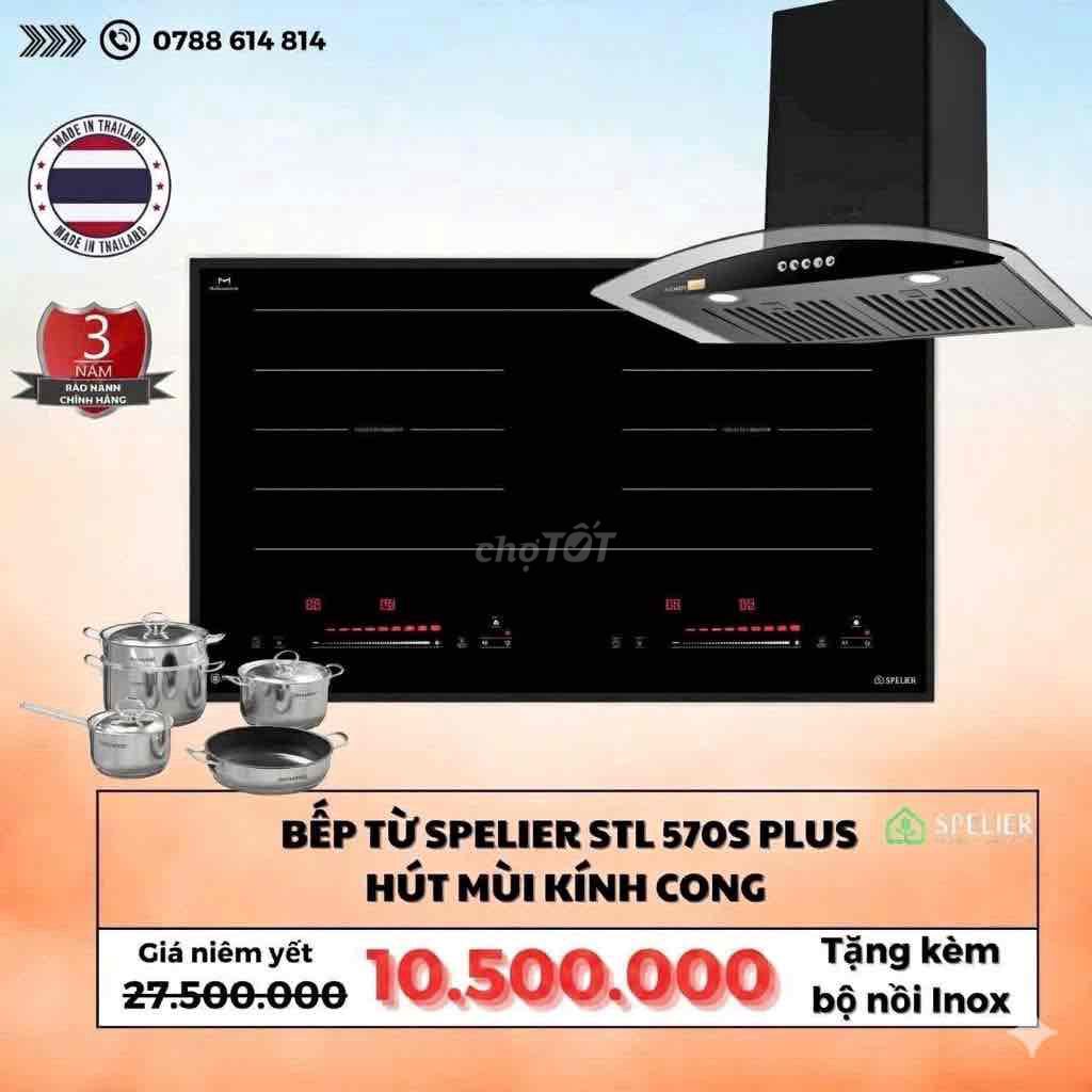 Bếp từ Spelier STL 570S Plus. Mua bán Bếp, lò, đồ điện nhà bếp tại Quận Cẩm Lệ Đà Nẵng được đăng bởi NỘI THẤT 660 NGUYỄN HỮU THỌ hình 1