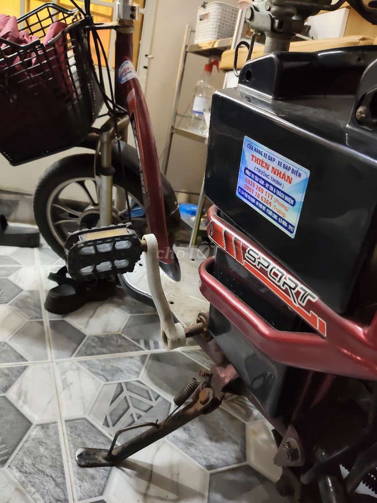 Xe đạp điện SPORT màu Đỏ đã sử dụng. Mua bán Xe điện tại Thành phố Thủ Đức Tp Hồ Chí Minh được đăng bởi Nhiên Nhiên hình 4