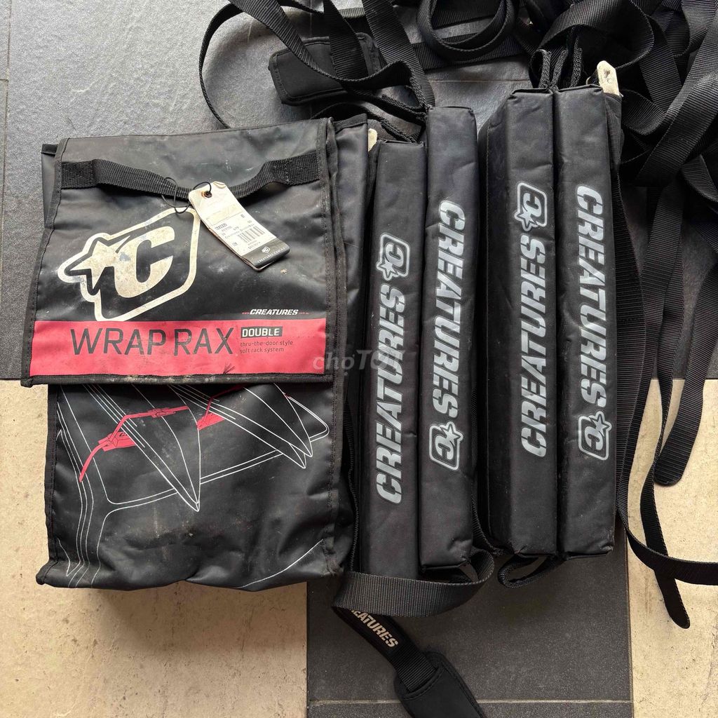 Giá đỡ ván lướt sóng Creatures Wrap Rax Đen. Mua bán Đồ thể thao, Dã ngoại tại Huyện Nhà Bè Tp Hồ Chí Minh được đăng bởi Tạp Hoá Nhà Giang hình 1