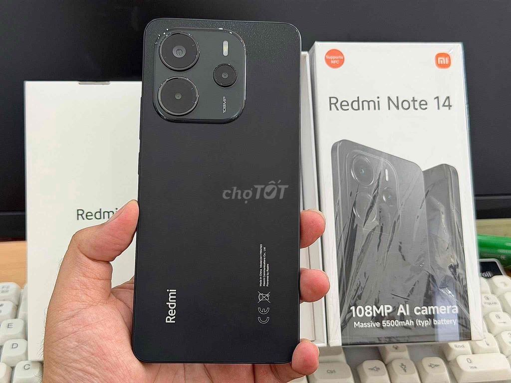 Xiaomi Redmi Note 14 128GB Đen. Mua bán Điện thoại tại Quận Ninh Kiều Cần Thơ được đăng bởi Cầm Đồ Tấn Lợi hình 1