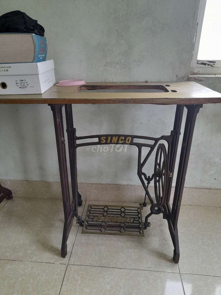 Chân máy may Sinco Kim loại, Gỗ Nâu. Mua bán Nội thất, đồ gia dụng khác tại Thành phố Huế Thừa Thiên Huế được đăng bởi laptruong hình 1
