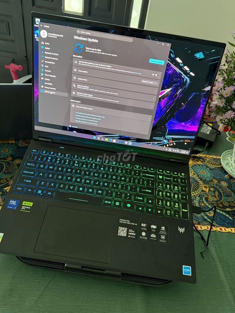 Helios Neo Ultra9 RTX 5070Ti 32G 1Tb Oled 240hz. Mua bán Laptop tại Quận 3 Tp Hồ Chí Minh được đăng bởi Laptop Production hình 1