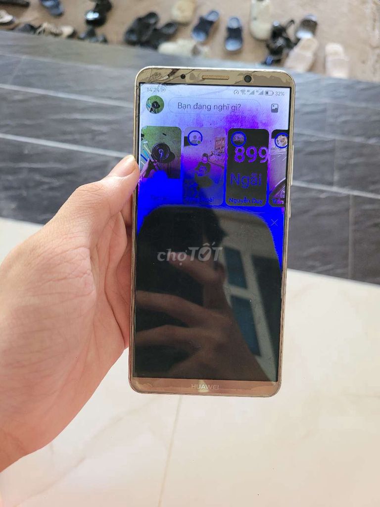 Huawei Mate 10 Pro Vàng Hỏng màn hình. Mua bán Điện thoại tại Huyện Tân Phú Đông Tiền Giang được đăng bởi Thanh Ba Nguyen hình 1