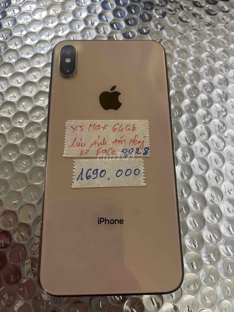 iPhone XS Max 64GB ko face màn ám hồng. Mua bán Điện thoại tại Quận Ninh Kiều Cần Thơ được đăng bởi Cầm Đồ Anh Quý hình 1