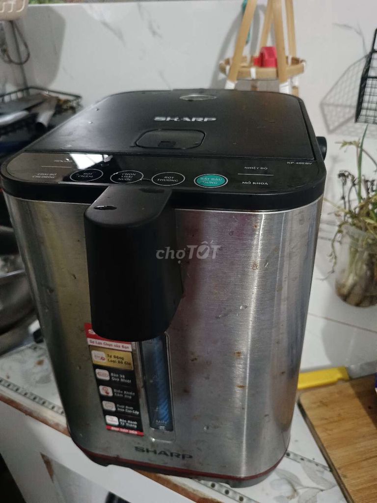 Bình thủy điện Sharp 4 lít Bạc. Mua bán Bếp, lò, đồ điện nhà bếp tại Huyện Châu Thành Bến Tre được đăng bởi a Di hình 1