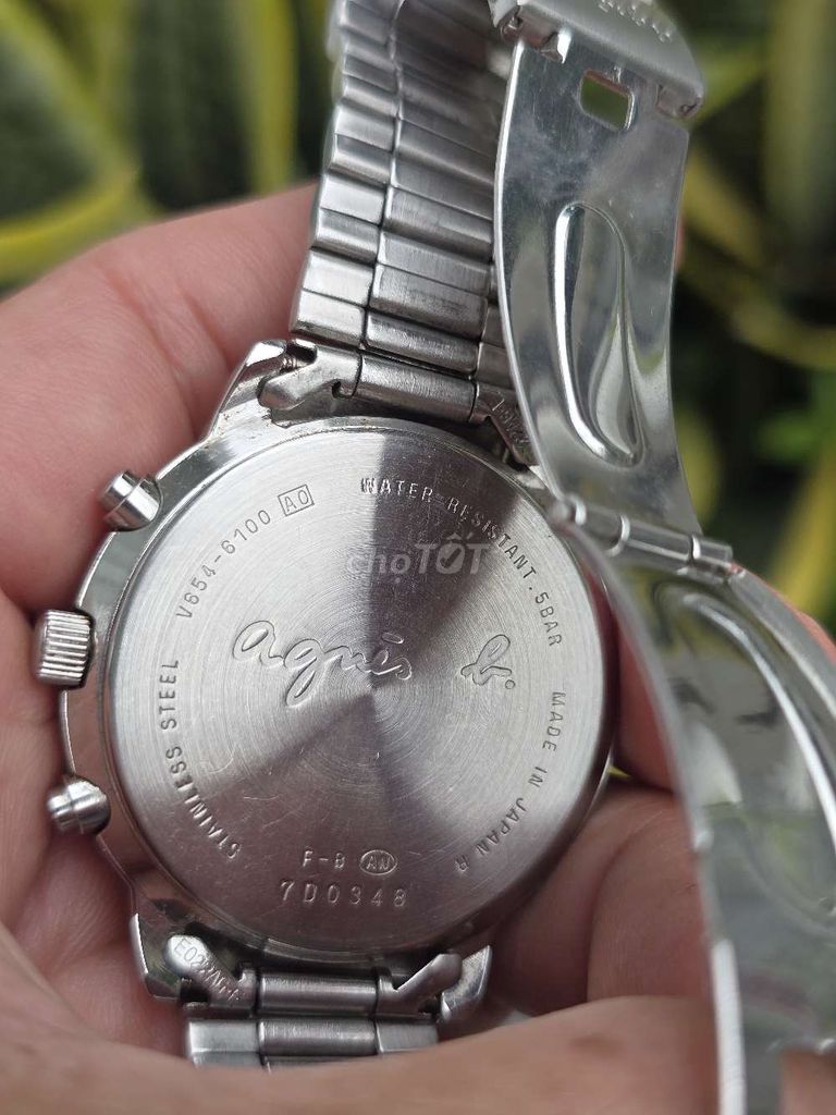 Agin H 3 cốt , 6 kim , size 37mm nội địa nhật. Mua bán Đồng hồ tại Quận Ninh Kiều Cần Thơ được đăng bởi Quốc Trung hình 2