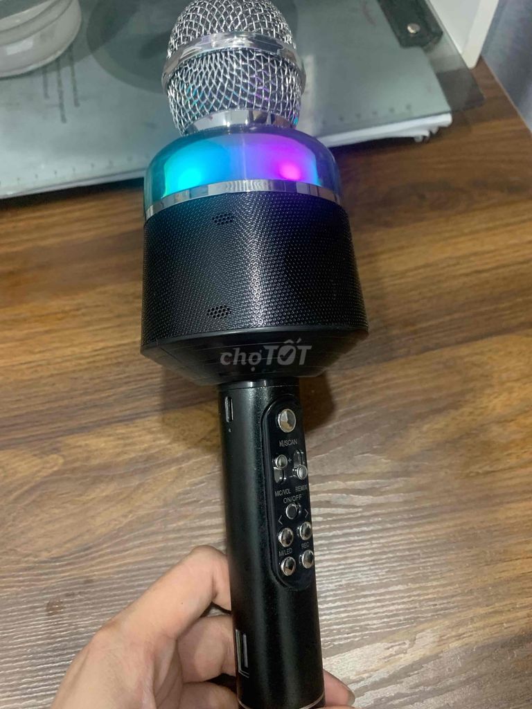 Micro hát karaoke kết nối bluetooth