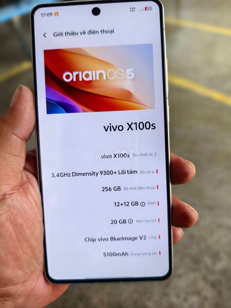 Vivo X100s 256GB Xám Titan. Mua bán Điện thoại tại Thành phố Biên Hòa Đồng Nai được đăng bởi MeMe hình 1