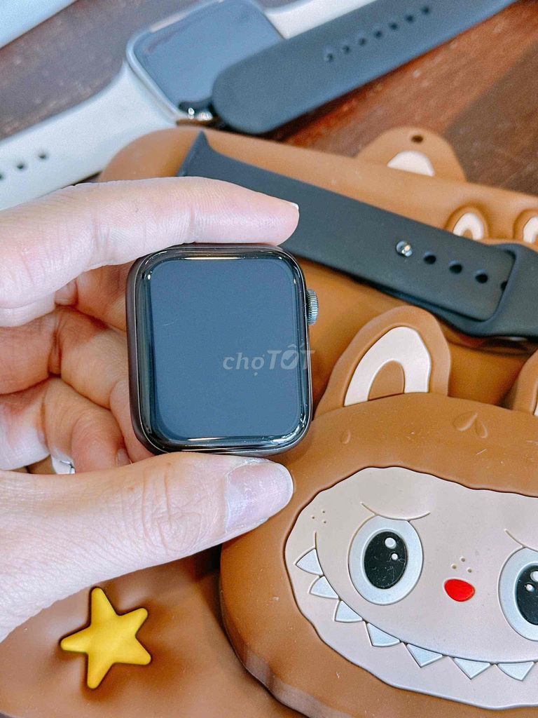 apple watch s6-44mm nhôm đen ful pk zin pin 98%