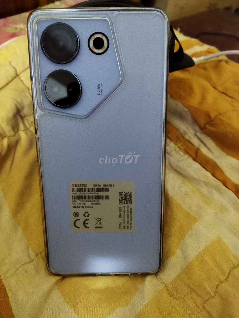 Tecno Camon 20 Pro 256GB Tím nhạt. Mua bán Điện thoại tại Quận Cầu Giấy Hà Nội được đăng bởi men hình 1