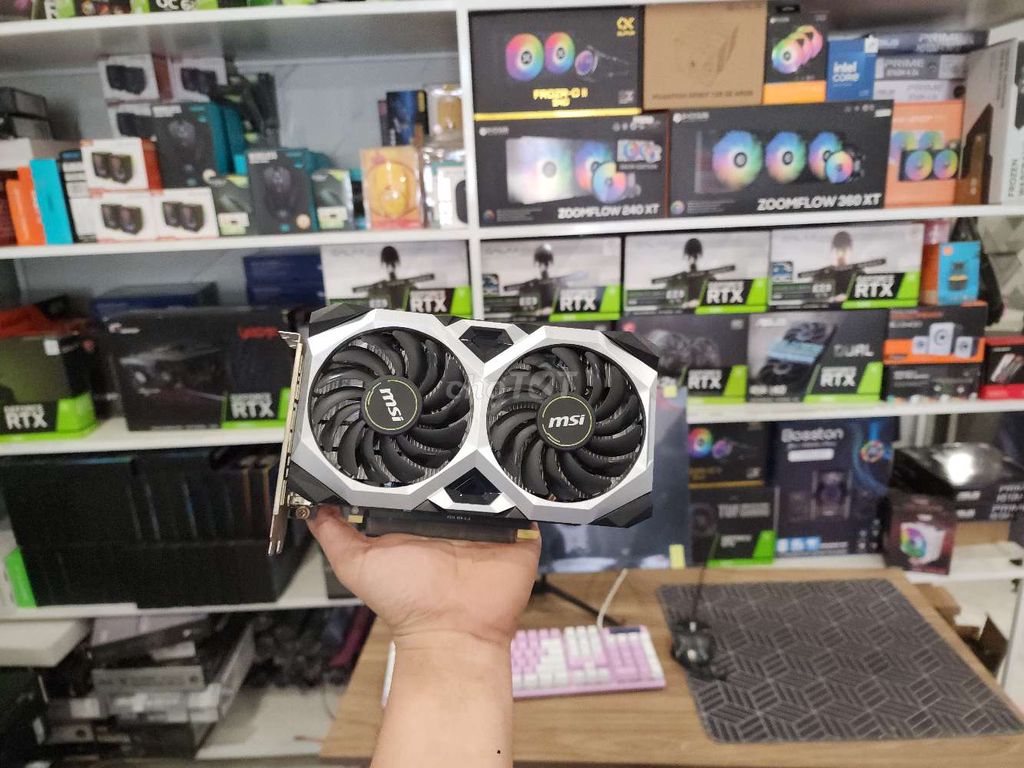 Vga MSI GTX 1660Ti 6GD6 mạnh Game đồ họa có số lg!