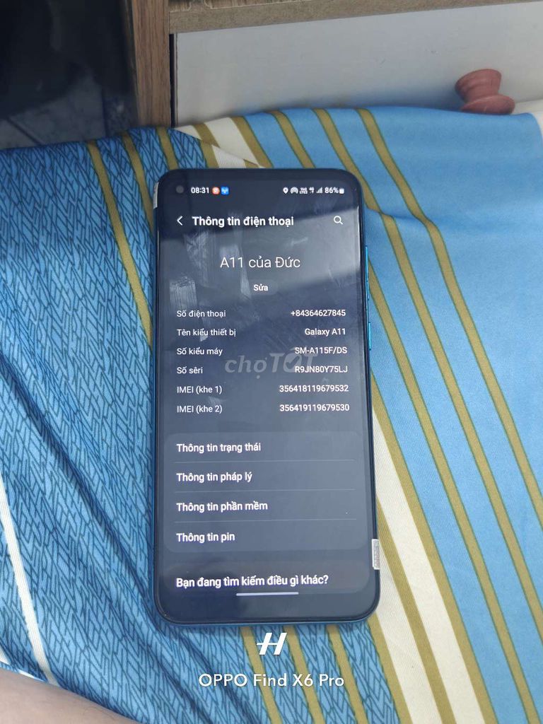 Samsung A11 32GB Xanh. Mua bán Điện thoại tại Thành phố Thủ Đức Tp Hồ Chí Minh được đăng bởi Đức Trọng hình 1