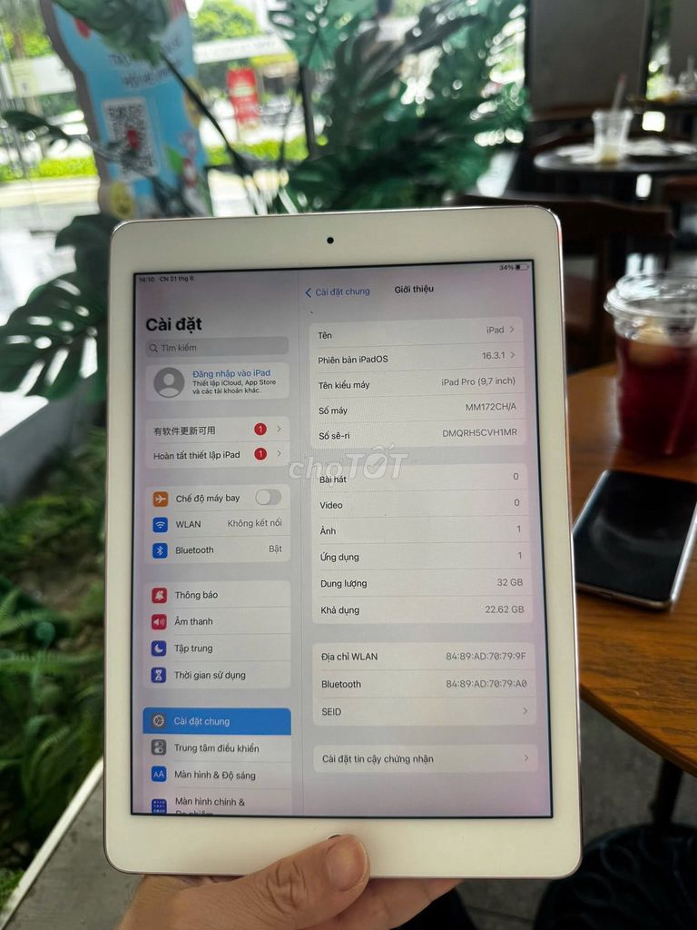 Apple iPad Pro 9.7 Wifi 32GB Hồng. Mua bán Máy tính bảng tại Quận 1 Tp Hồ Chí Minh được đăng bởi Hội Đồ Điện Tử hình 1