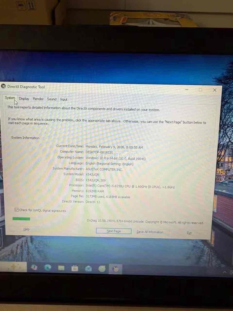 Asus X542UQR i5-8250U 8GB/240GB Xám Like New. Mua bán Laptop tại Thành phố Thủ Đức Tp Hồ Chí Minh được đăng bởi Khanh Đặng hình 1