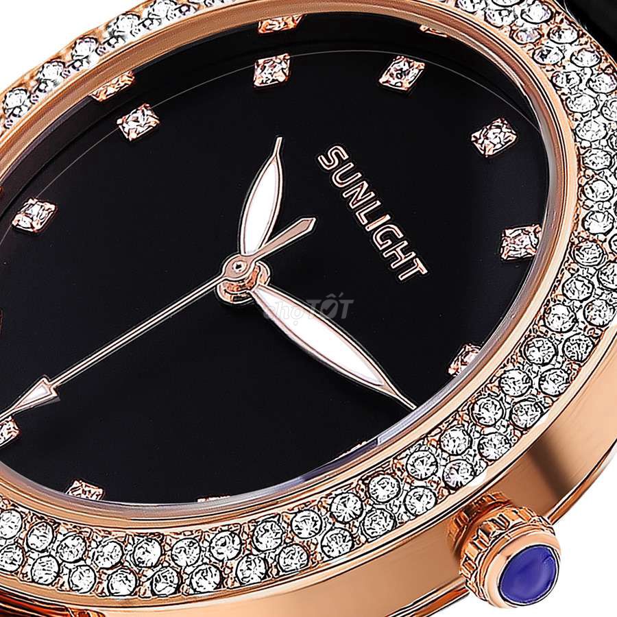 Đồng hồ Sunlight Nữ Đen. Mua bán Đồng hồ tại Huyện Thanh Trì Hà Nội được đăng bởi Đồng hồ 2hand Giang còi  hình 1
