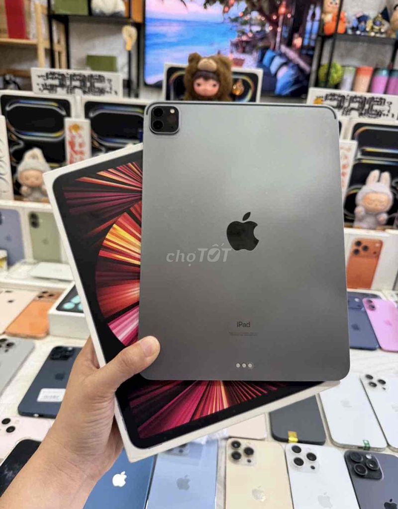 Apple iPad Pro 11 2021 M1 256GB 99%. Mua bán Máy tính bảng tại Thành phố Buôn Ma Thuột Đắk Lắk được đăng bởi Táo Uy Tín Store  Sỉ Lẻ Iphone Ipad Macbook hình 1