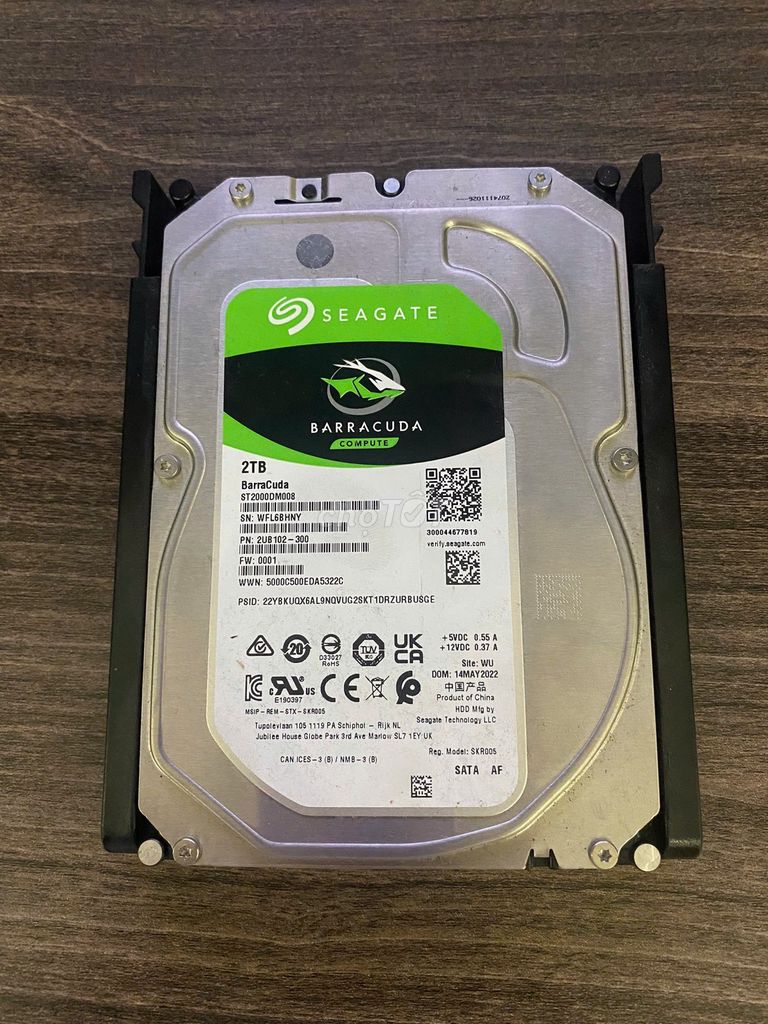 Ổ cứng HDD 2TB Seagate BarraCuda ST2000DM008. Mua bán Linh kiện (RAM, Card...) tại Quận Thanh Khê Đà Nẵng được đăng bởi Cương hình 1