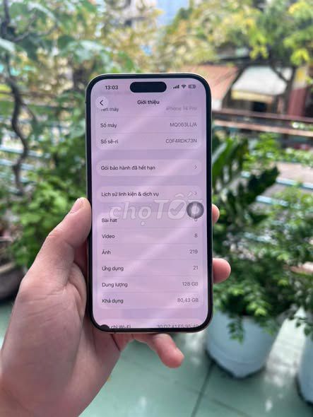 Apple iPhone 14 Pro 128GB Màn zin mực nhỏ. Mua bán Điện thoại tại Quận 8 Tp Hồ Chí Minh được đăng bởi Hội Đồ Điện Tử hình 1