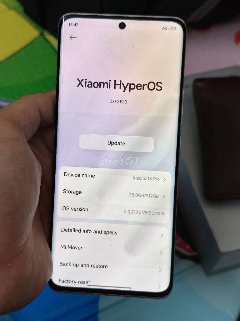 Xiaomi Mi 13 Pro 512GB Trắng. Mua bán Điện thoại tại Quận Thanh Xuân Hà Nội được đăng bởi KING STORE hình 1