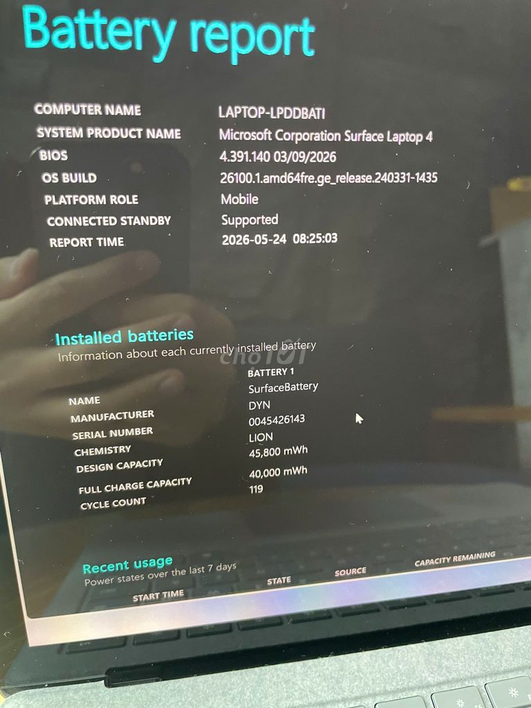 Microsoft Surface Laptop 4 AMD Ryzen 5 8GB/128GB. Mua bán Laptop tại Quận 3 Tp Hồ Chí Minh được đăng bởi Toàn Đạt hình 1