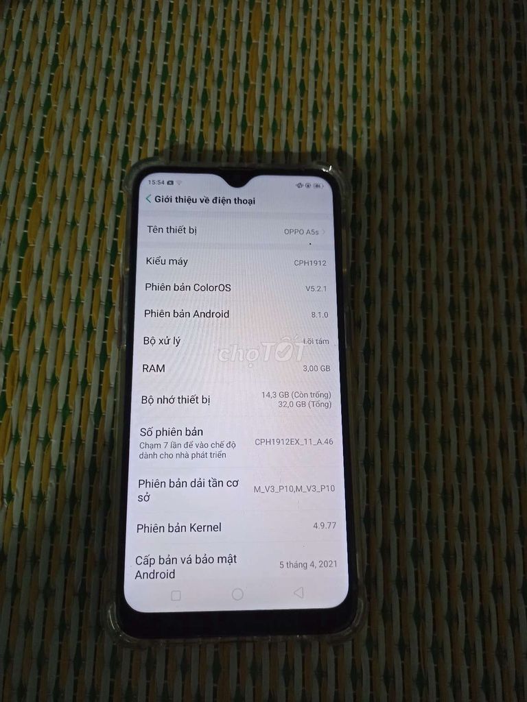 OPPO A5s 32GB Đỏ. Mua bán Điện thoại tại Quận Hoàng Mai Hà Nội được đăng bởi hoàng tuấn hình 1