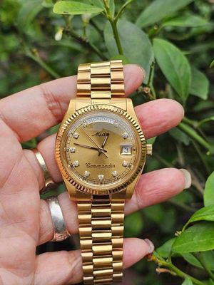Đồng hồ Mido mạ vàng PVD giá 3,5 triệu