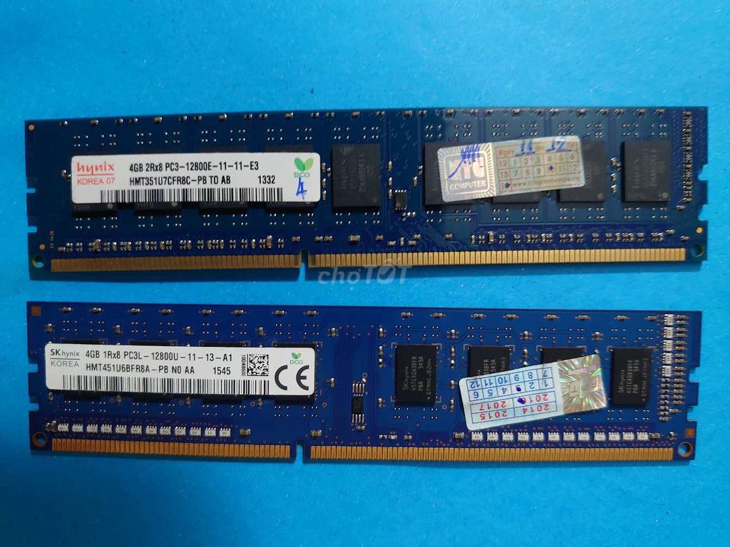 RAM Hynix 4GB DDR3L 1600MHz. Mua bán Linh kiện (RAM, Card...) tại Quận Bình Thạnh Tp Hồ Chí Minh được đăng bởi SG TECHHAVEN hình 1