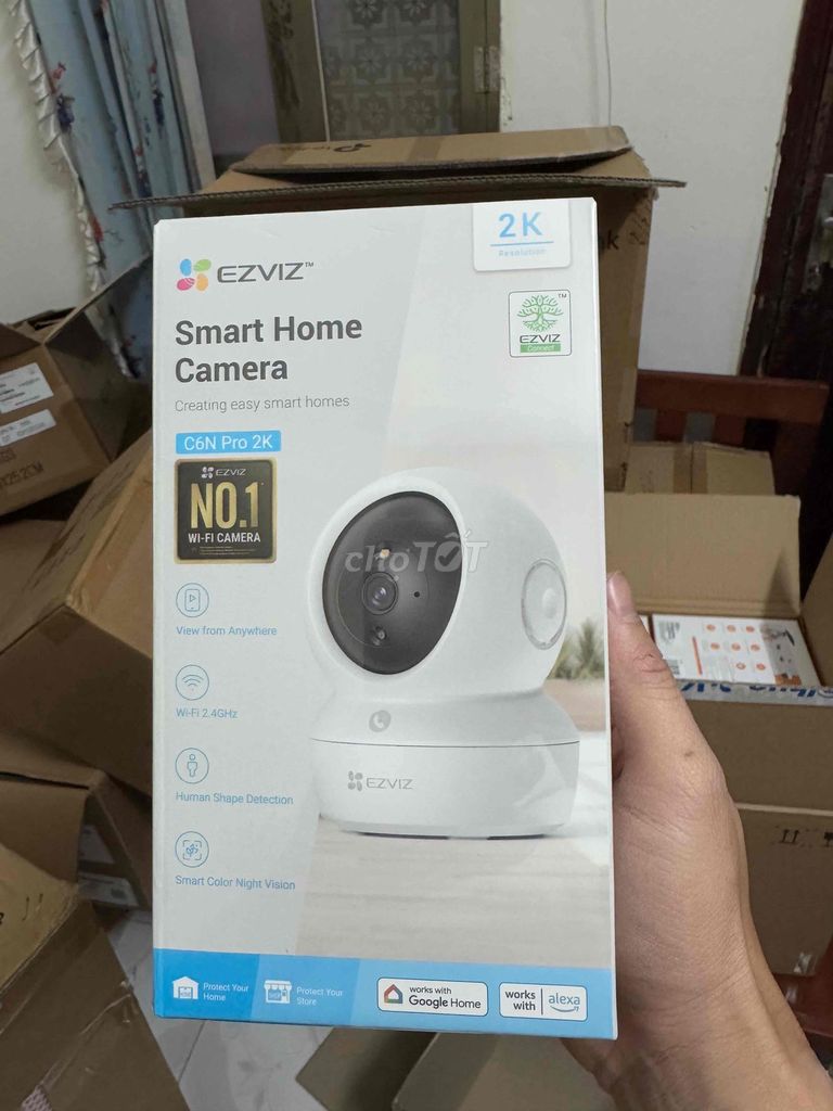 Camera WiFi quay quét EZVIZ H6c Pro 2K 3MP. Mua bán Máy ảnh, Máy quay tại Quận Thanh Xuân Hà Nội được đăng bởi Mitechco Việt Nam hình 1