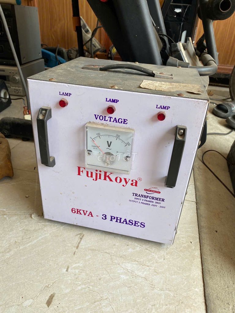 Ổn áp FujiKoya 3 pha 6KVA 1tr1. Mua bán Đồ chuyên dụng, Giống nuôi trồng tại Thành phố Biên Hòa Đồng Nai được đăng bởi Thanh lý lô hình 1